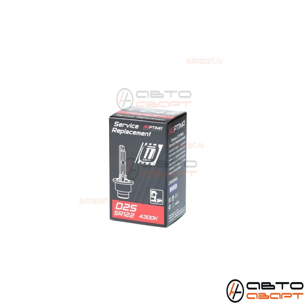 Ксеноновая лампа штатная Optima Service Replacement D2S 4300К купить с доставкой, автозвук, pride, amp, ural, bulava, armada, headshot, focal, morel, ural molot