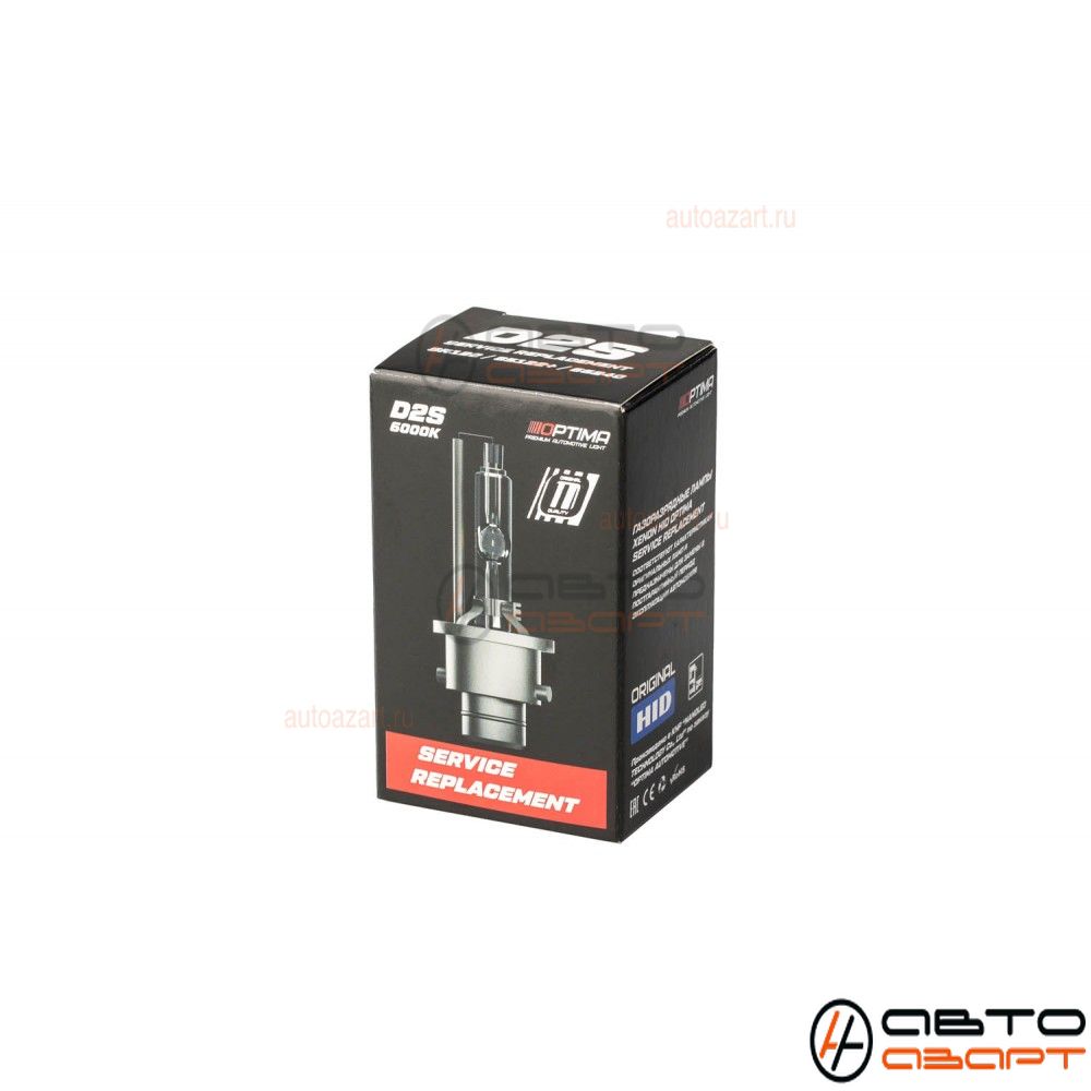 Ксеноновая лампа штатная Optima Service Replacement D2S 6000К купить с доставкой, автозвук, pride, amp, ural, bulava, armada, headshot, focal, morel, ural molot