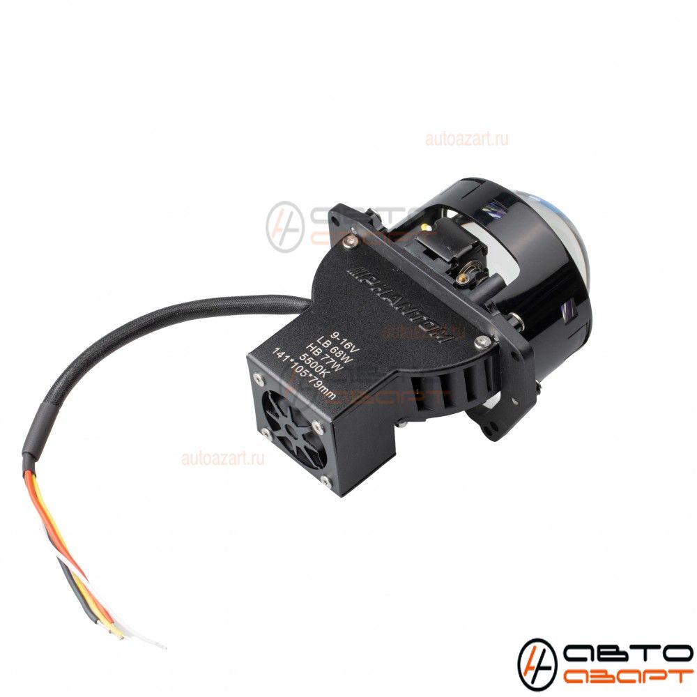Модули светодиодные, Optima Premium Bi-LED Lens Phantom 5500K, 3.0", 12V, (компл) купить с доставкой, автозвук, pride, amp, ural, bulava, armada, headshot, focal, morel, ural molot
