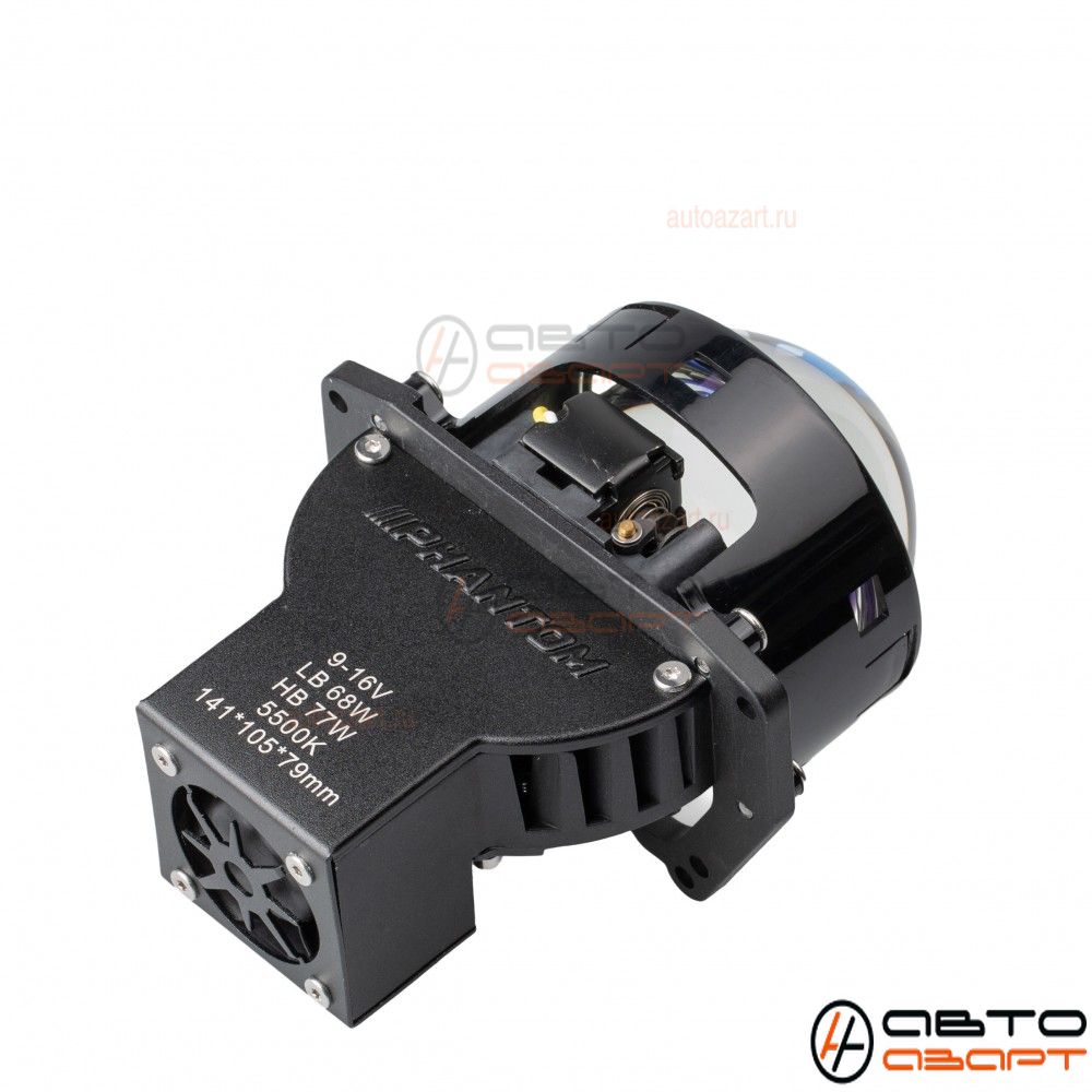 Модули светодиодные, Optima Premium Bi-LED Lens Phantom 5500K, 3.0", 12V, (компл) купить с доставкой, автозвук, pride, amp, ural, bulava, armada, headshot, focal, morel, ural molot