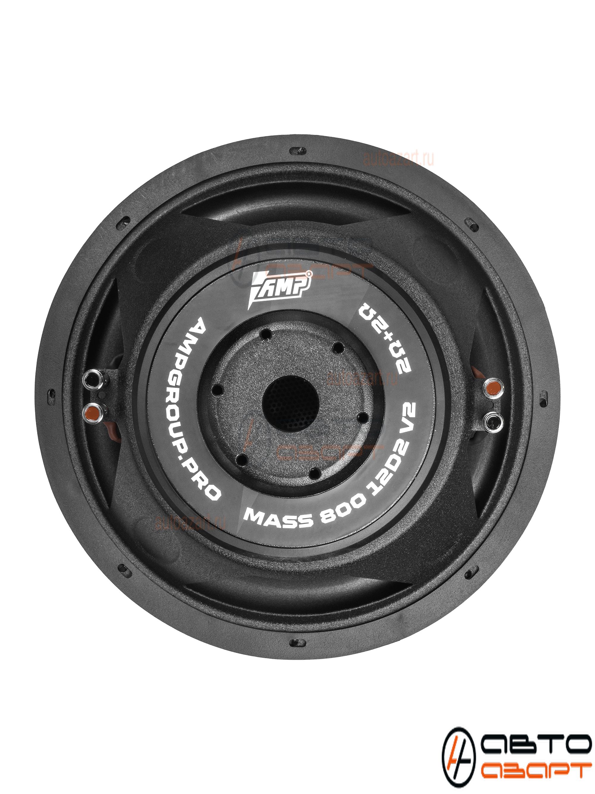 Сабвуферный динамик AMP MASS 800 12D2 V.2 (2+2 Ом, rms800)(1) купить с доставкой, автозвук, pride, amp, ural, bulava, armada, headshot, focal, morel, ural molot