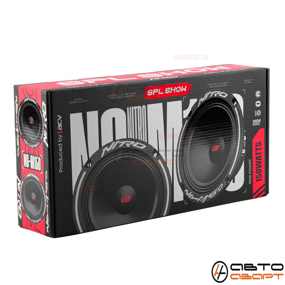 Акустика ACV SPL Show Nitro N6-M150 (СЧ) (6) купить с доставкой, автозвук, pride, amp, ural, bulava, armada, headshot, focal, morel, ural molot